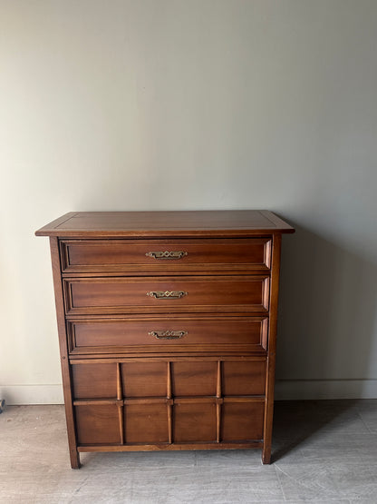 Walnut tallboy