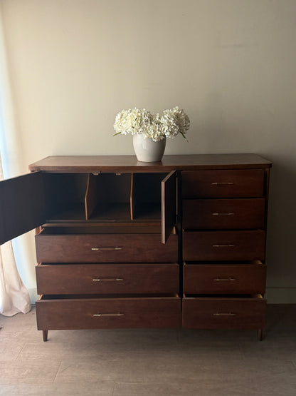 Broyhill walnut gentlemen’s dresser
