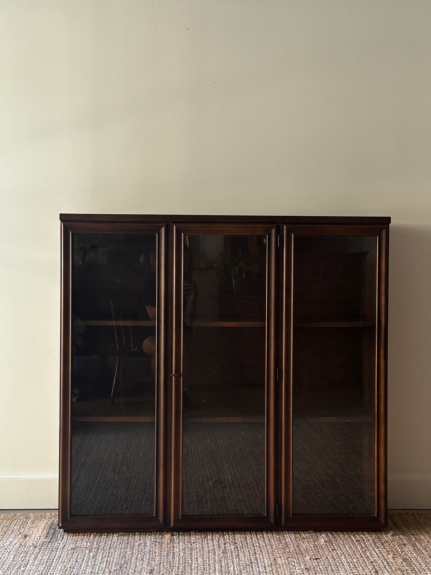 Walnut display case