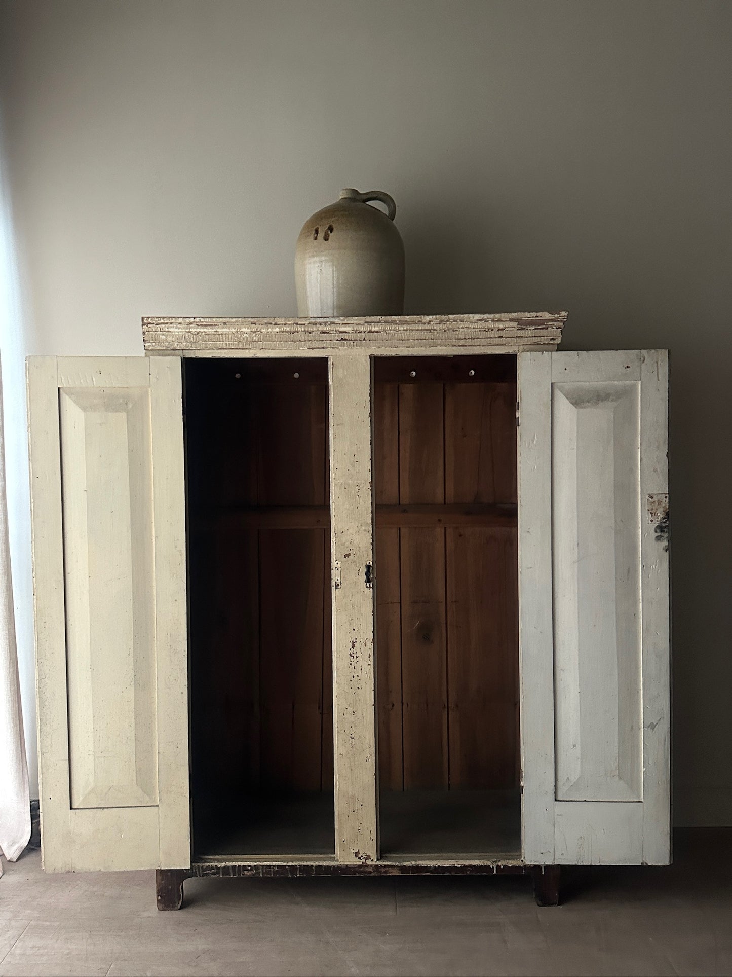 Farmhouse Painted Pine Cupboard