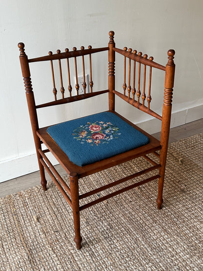 Stick and ball corner chair