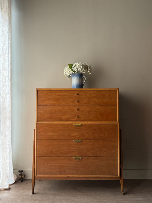 Huntley oak tallboy dresser
