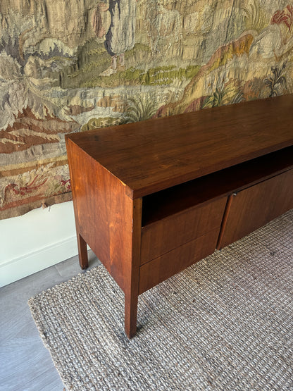 Walnut credenza
