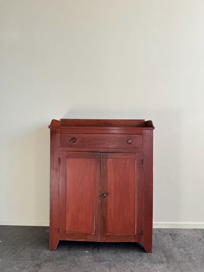 Mid-Atlantic Federal pine jelly cupboard