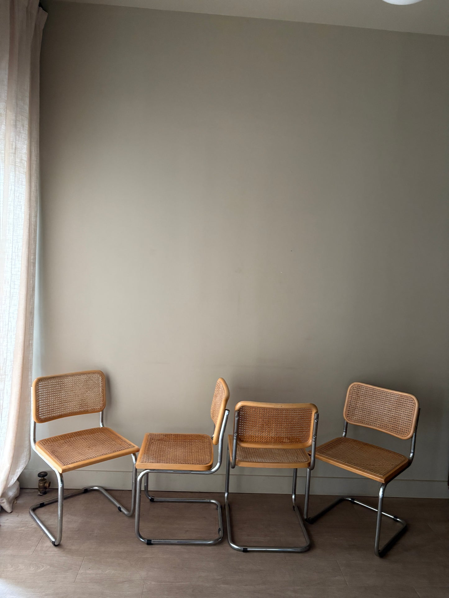 Cesca dining chairs. Sold in pairs.