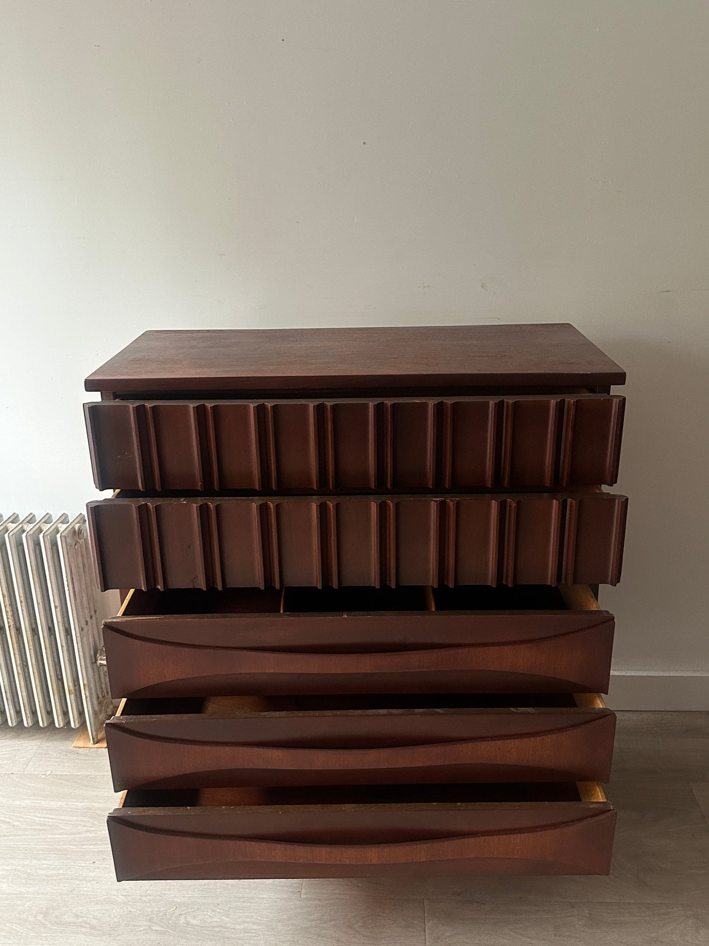 Walnut tallboy