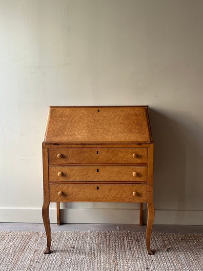 Birdseye maple secretary desk