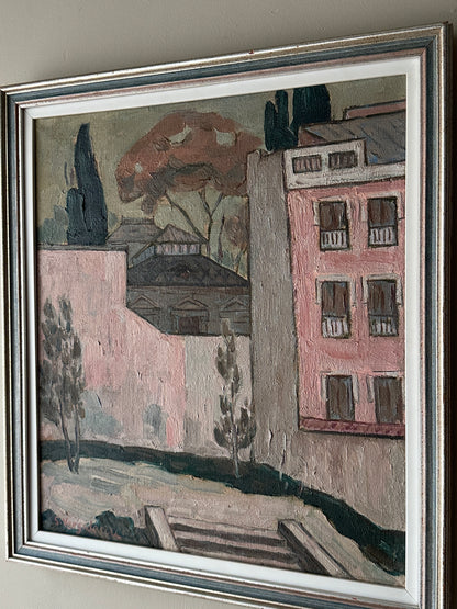 Oil on canvas by Spiru Vergulescu