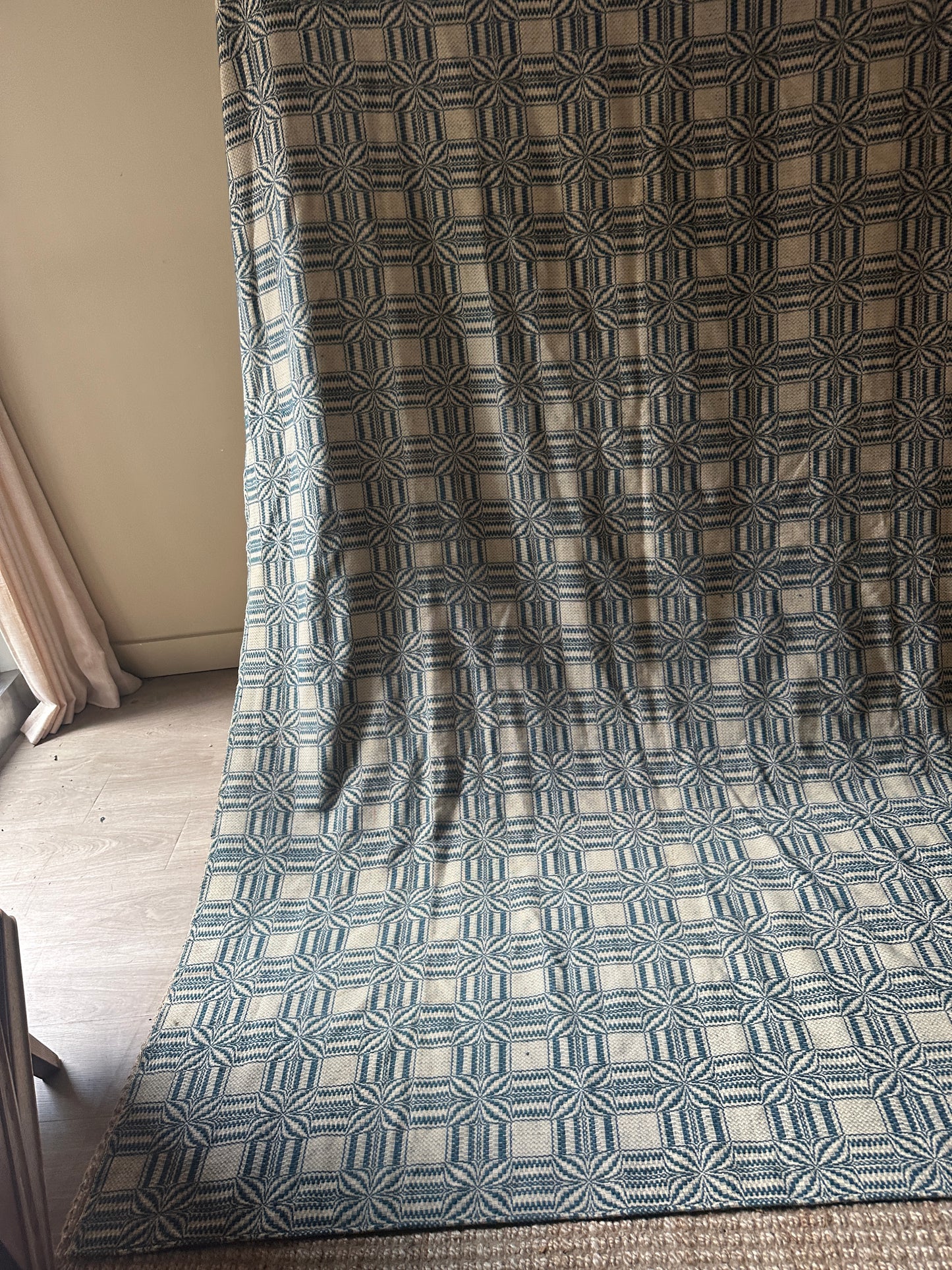 Wool coverlet