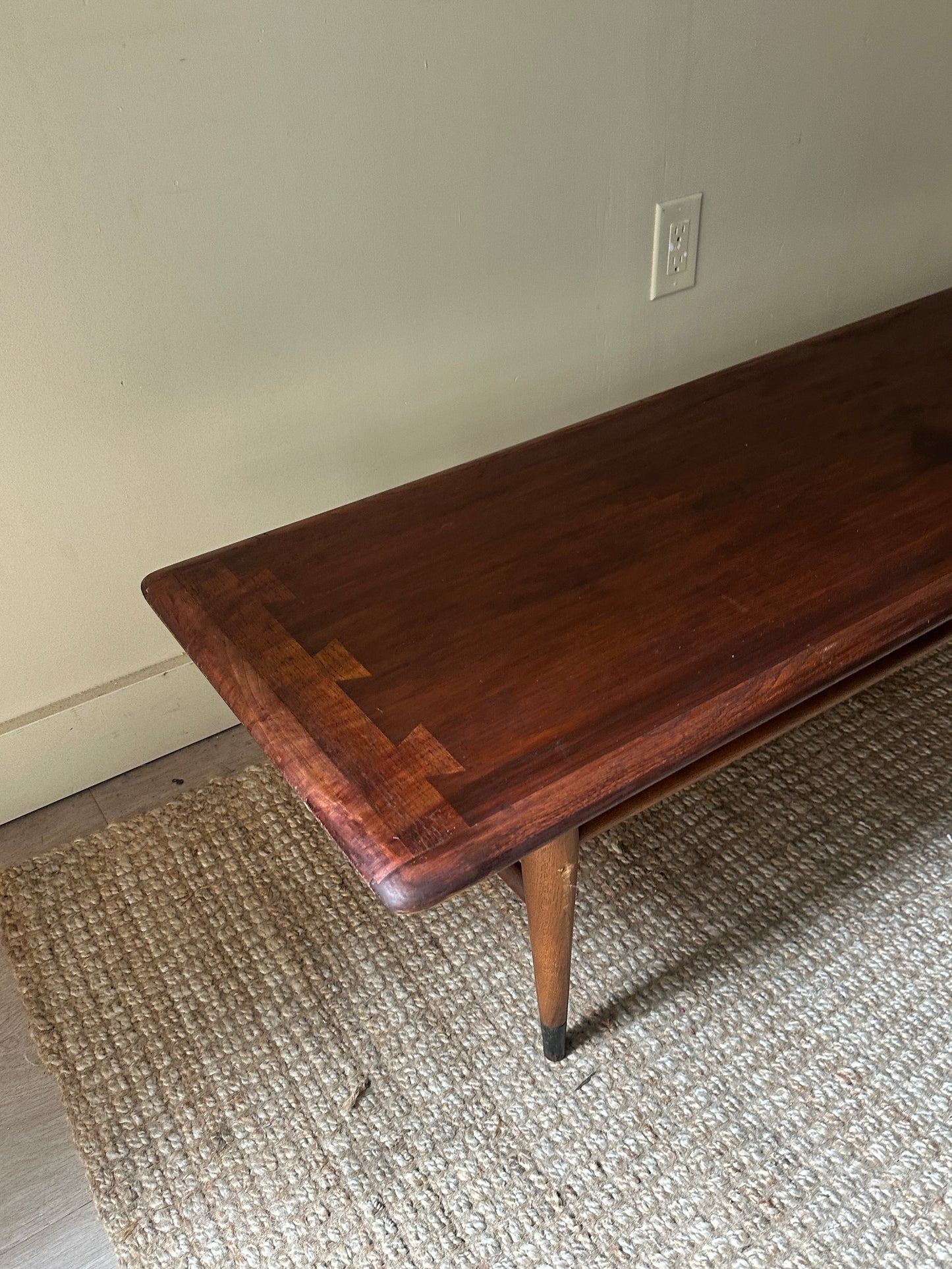 Walnut coffee table
