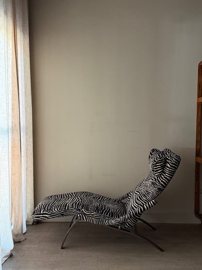 Design Institute of America zebra chaise lounge