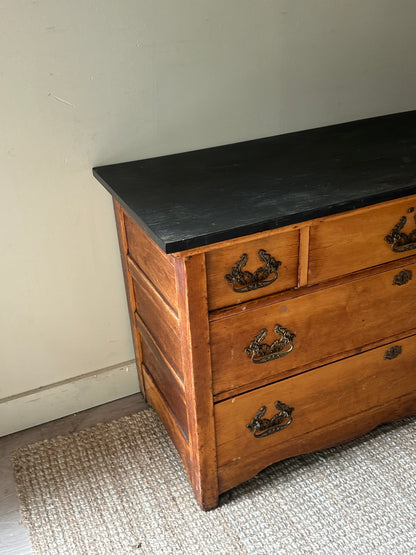 Slate top maple dresser