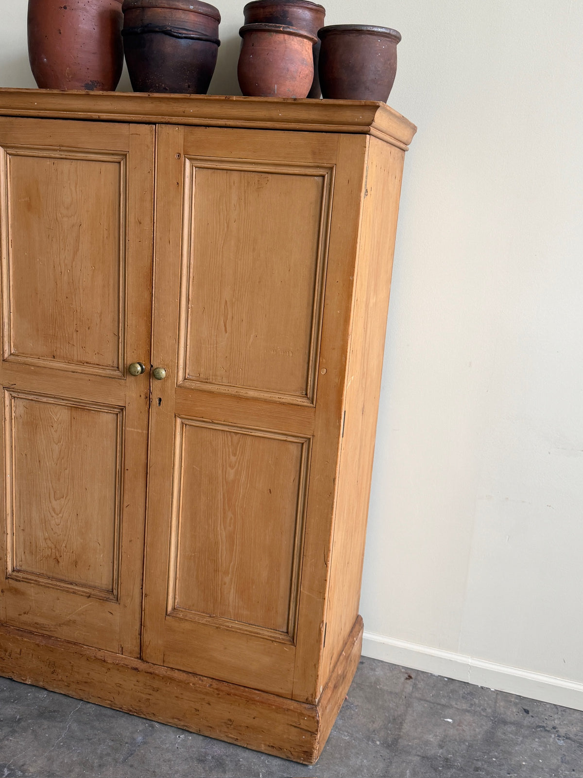 English pine cupboard