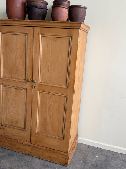 English pine cupboard