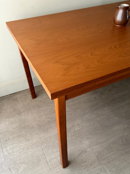Danish teak extending dining table