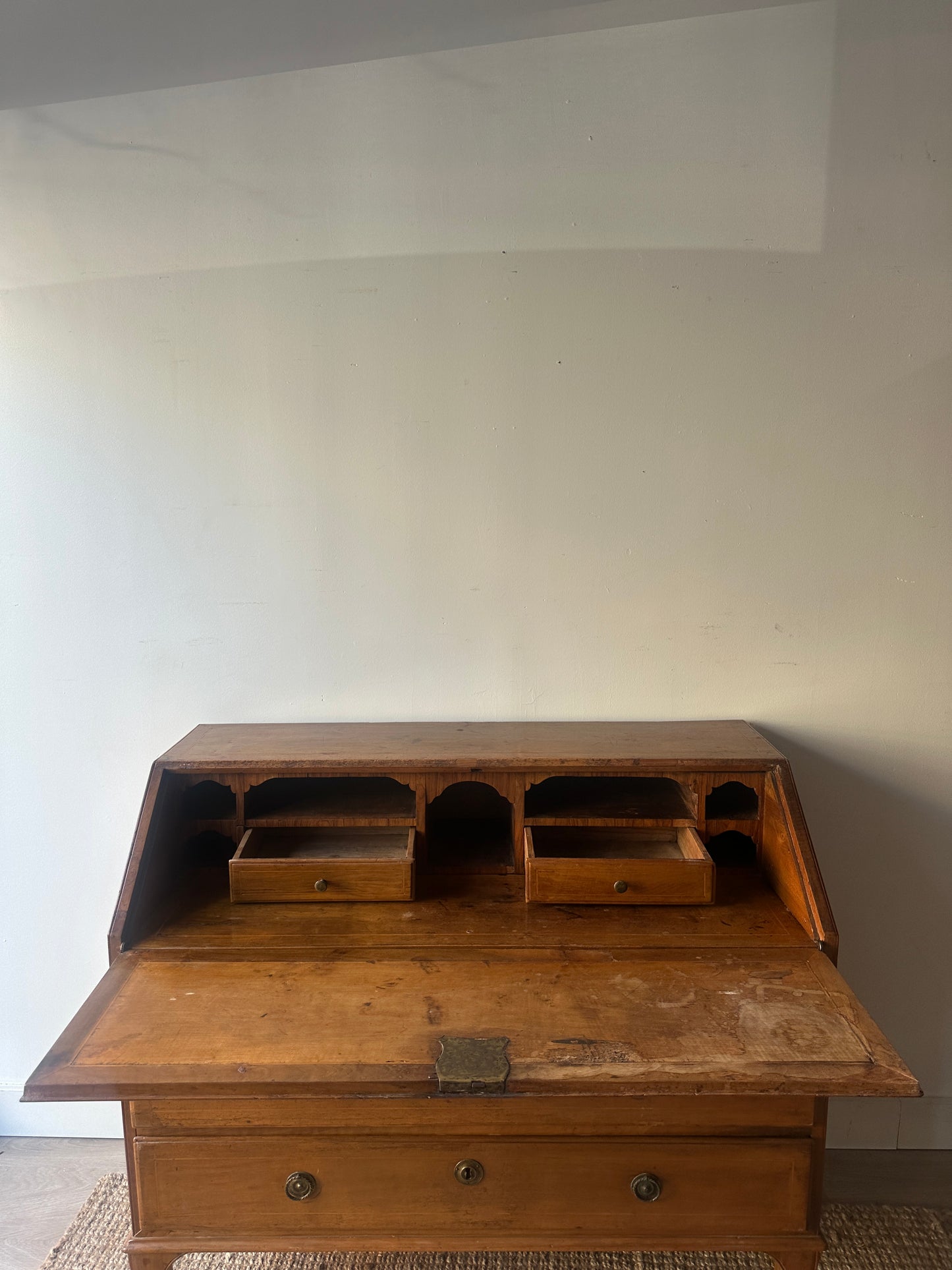 Louis Philippe walnut secretary desk