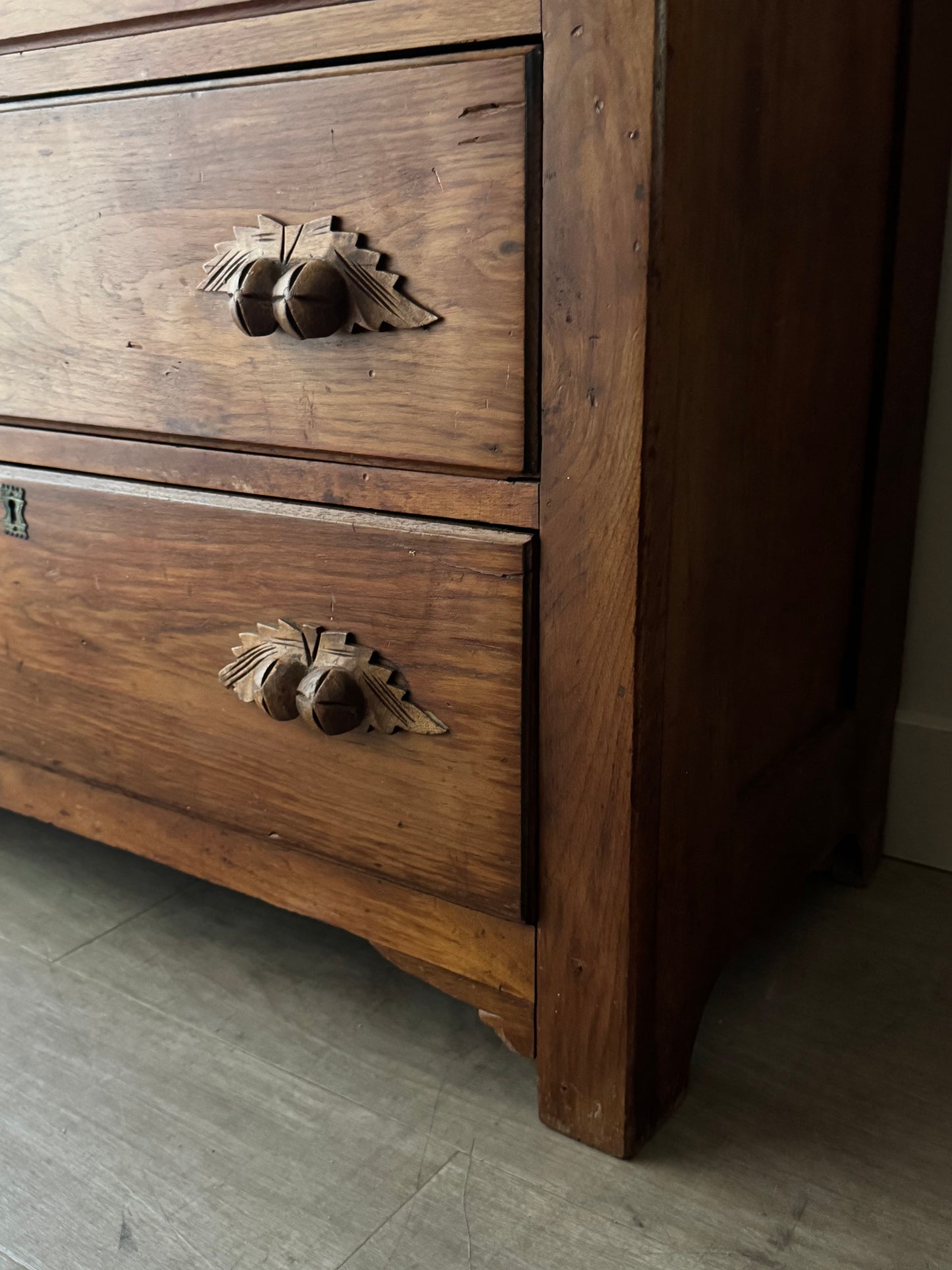 Victorian walnut dresser