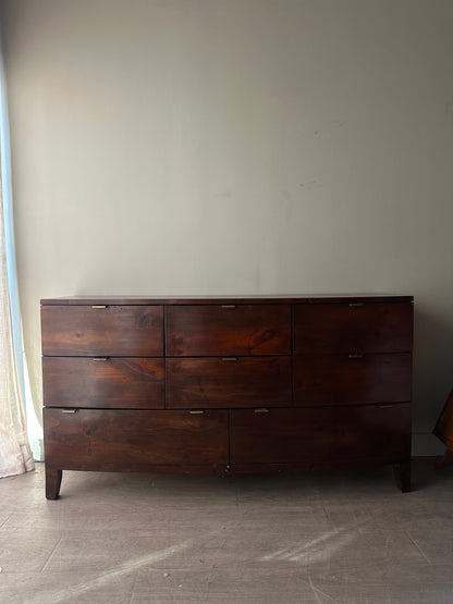 Dark pine dresser