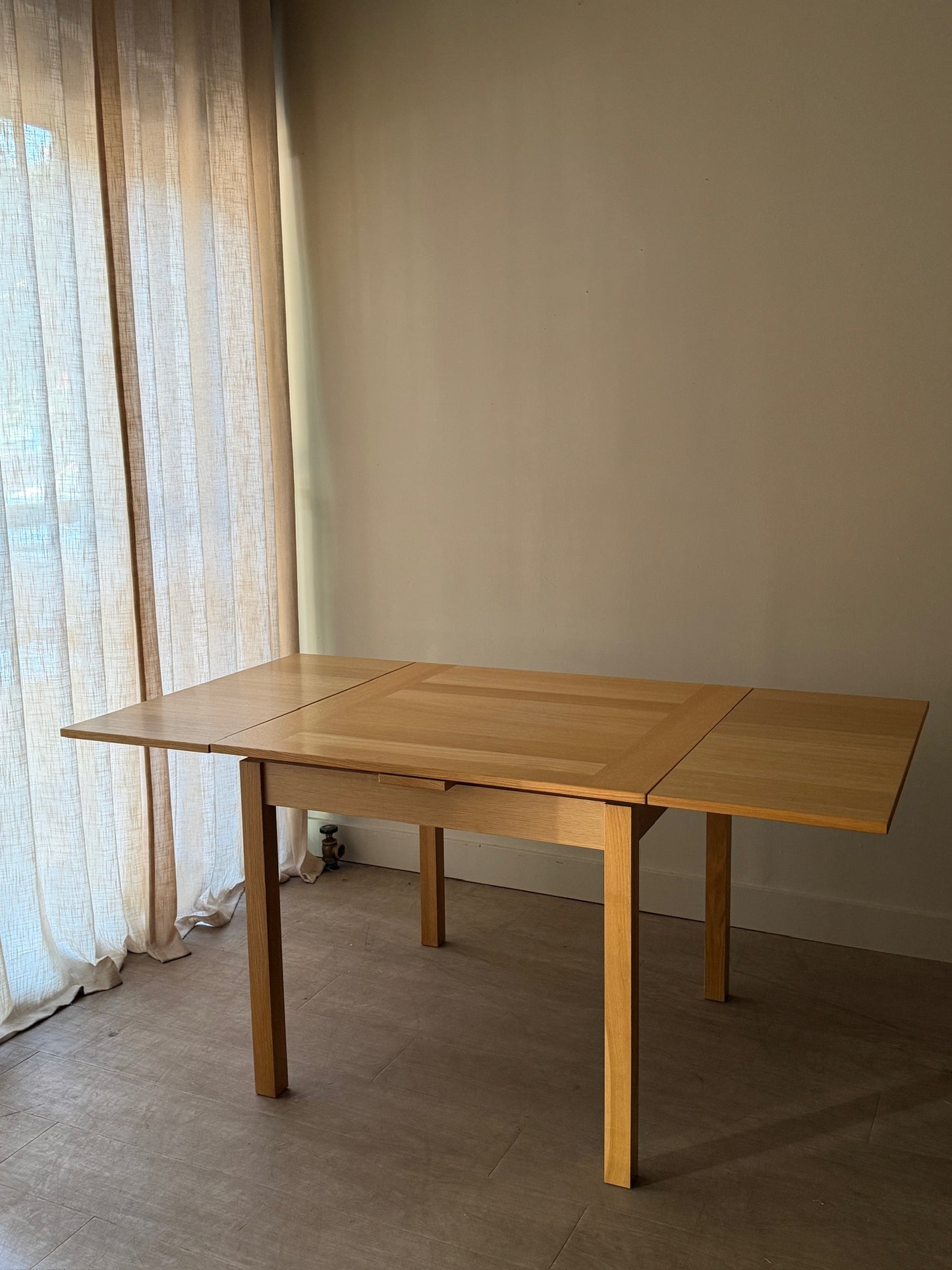 Gangso Mobler Danish oak extending dining table