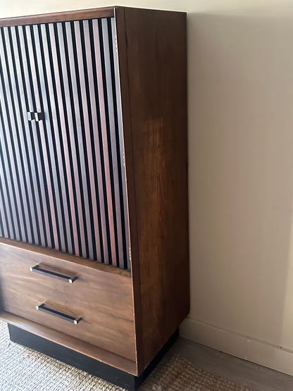 Lane walnut dresser