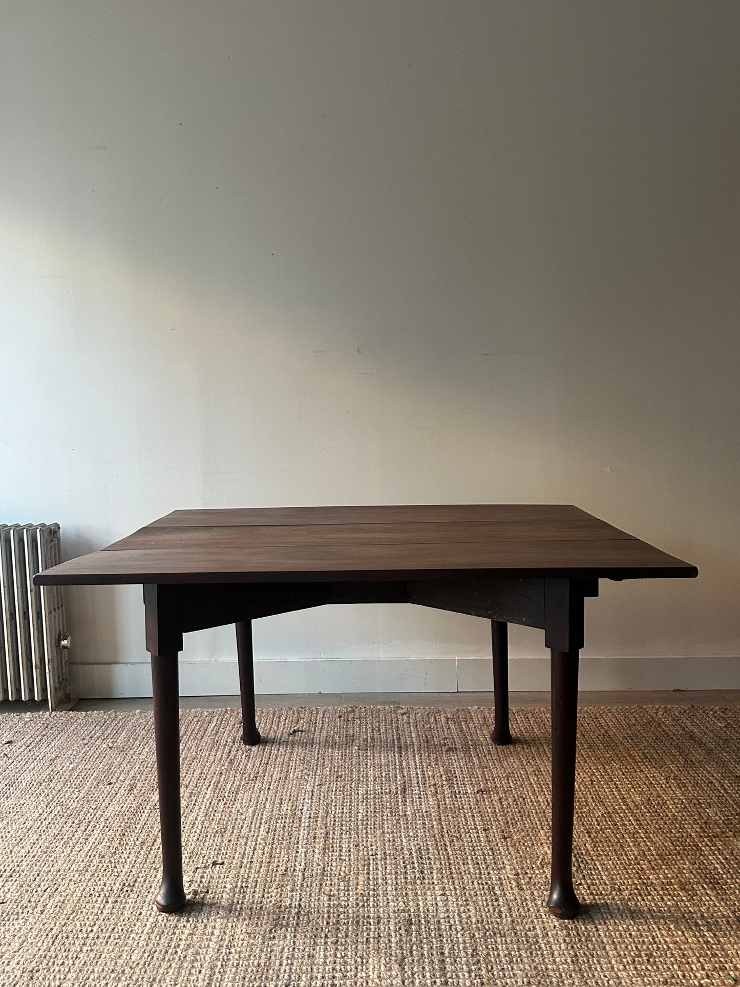 Walnut drop leaf table