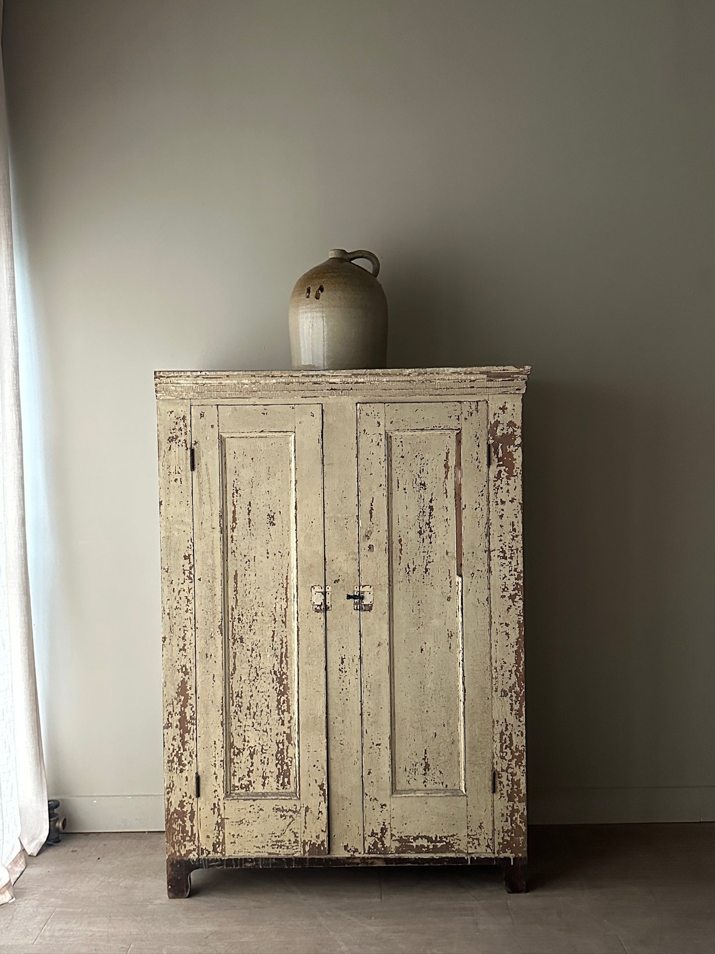 Farmhouse Painted Pine Cupboard