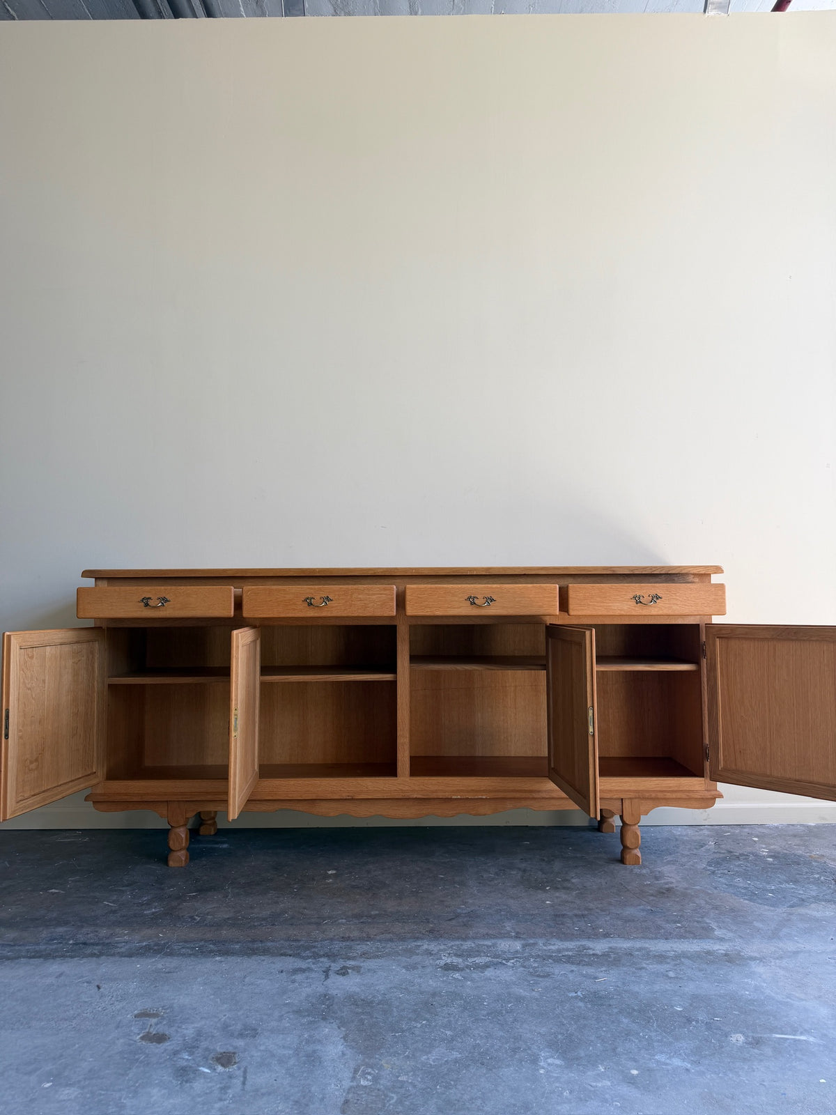 Hundstrup Mobelfabrik Danish oak sideboard