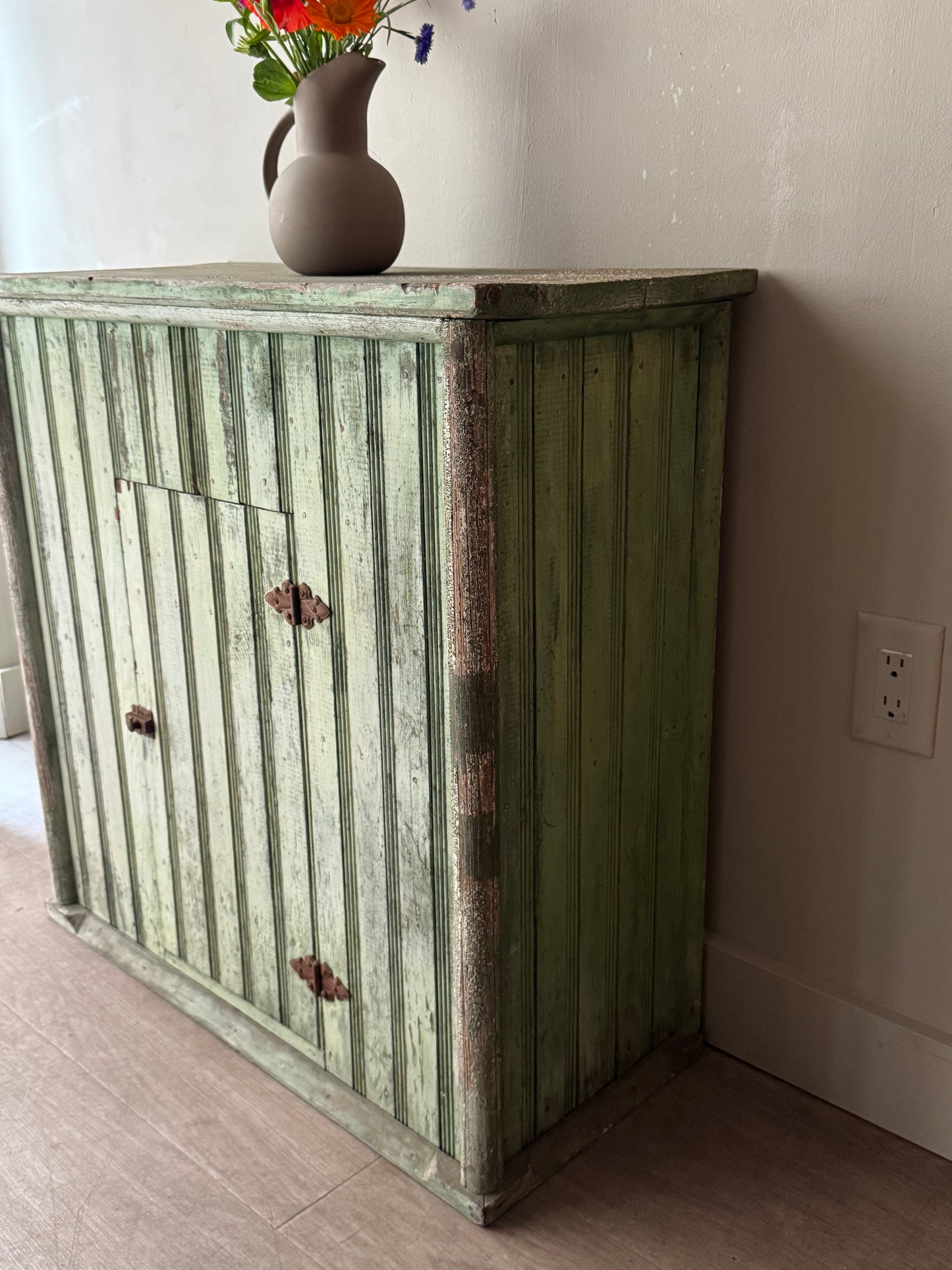 Green Painted Cabinet
