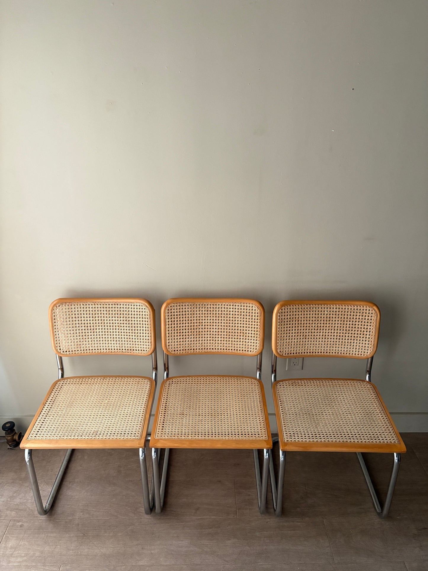 Cesca dining chairs. Sold individually.