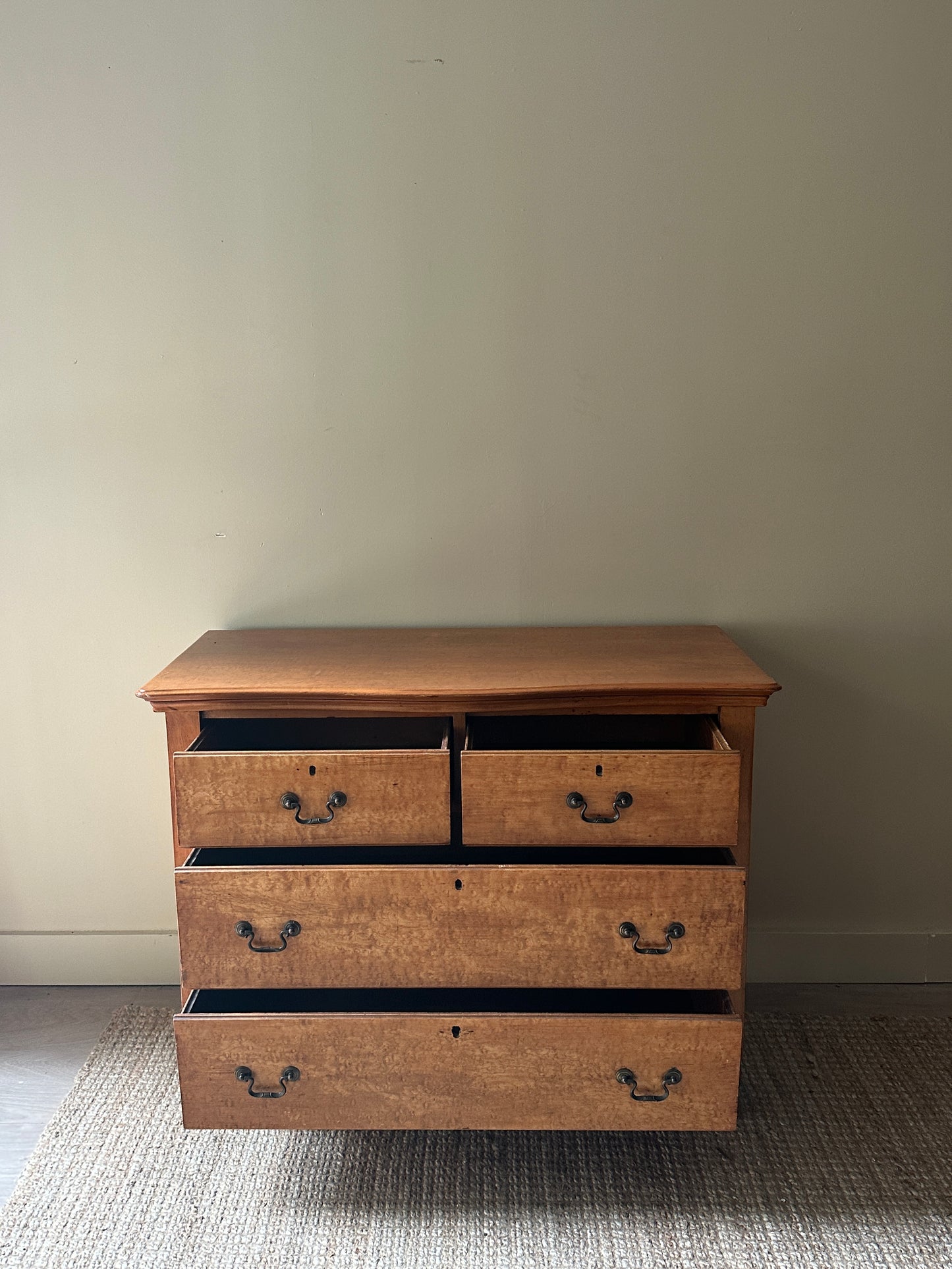 Birdseye maple dresser