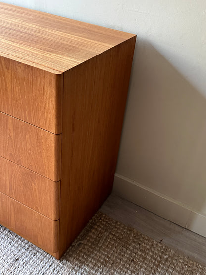 Danish teak bachelors chest