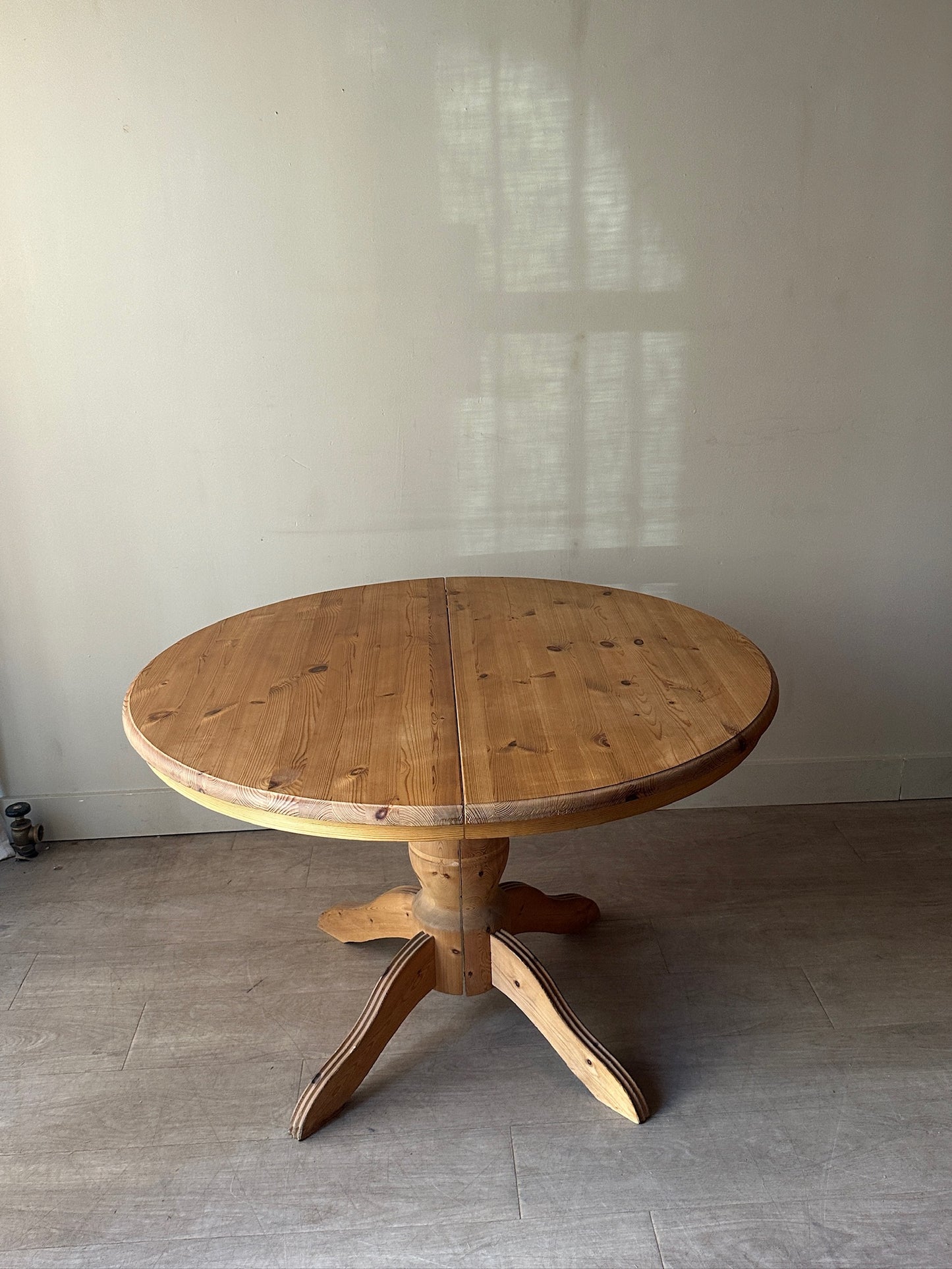 Swedish pine extending dining table