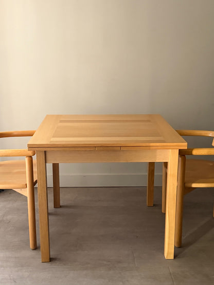 Gangso Mobler Danish oak extending dining table