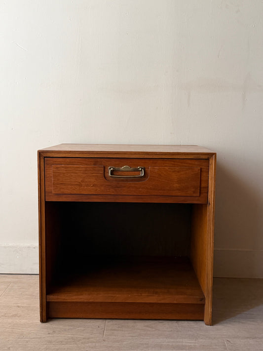 Lane walnut nightstand