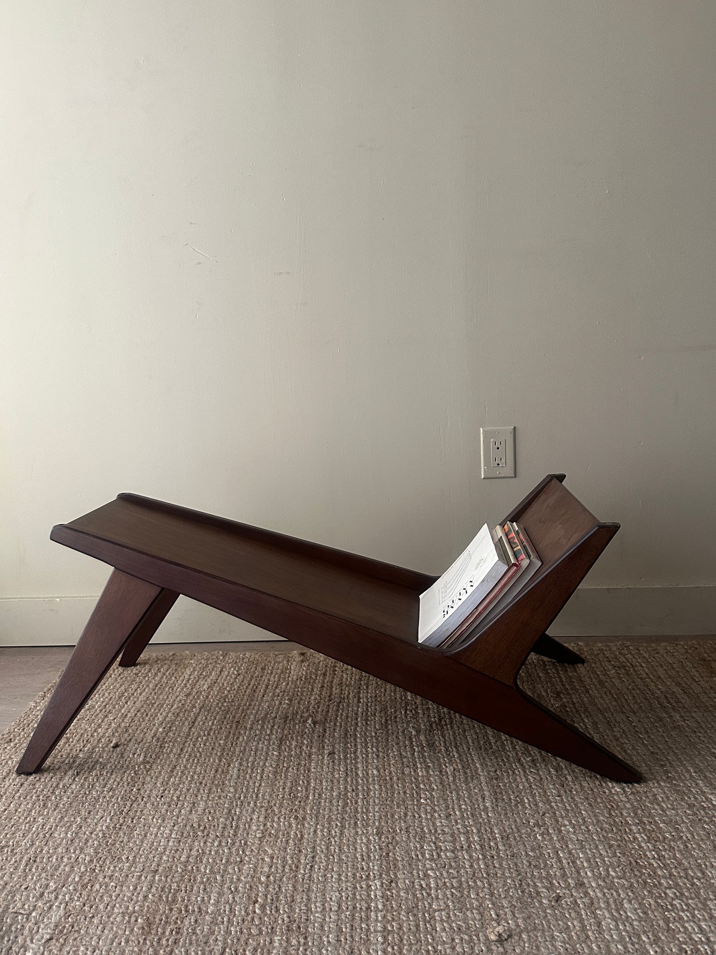 Walnut coffee table base