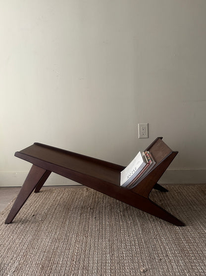 Walnut coffee table base