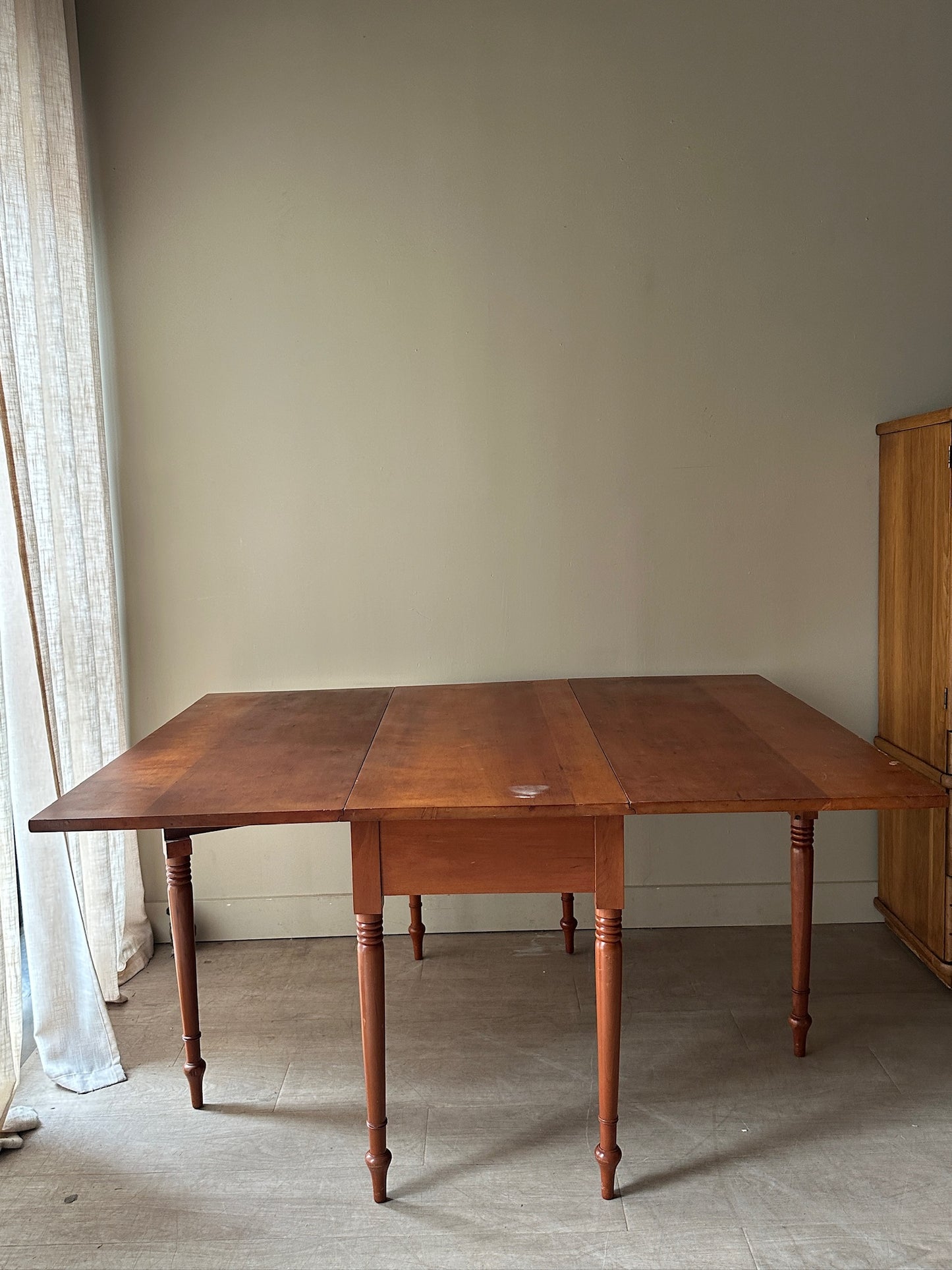 Cherry drop leaf dining table