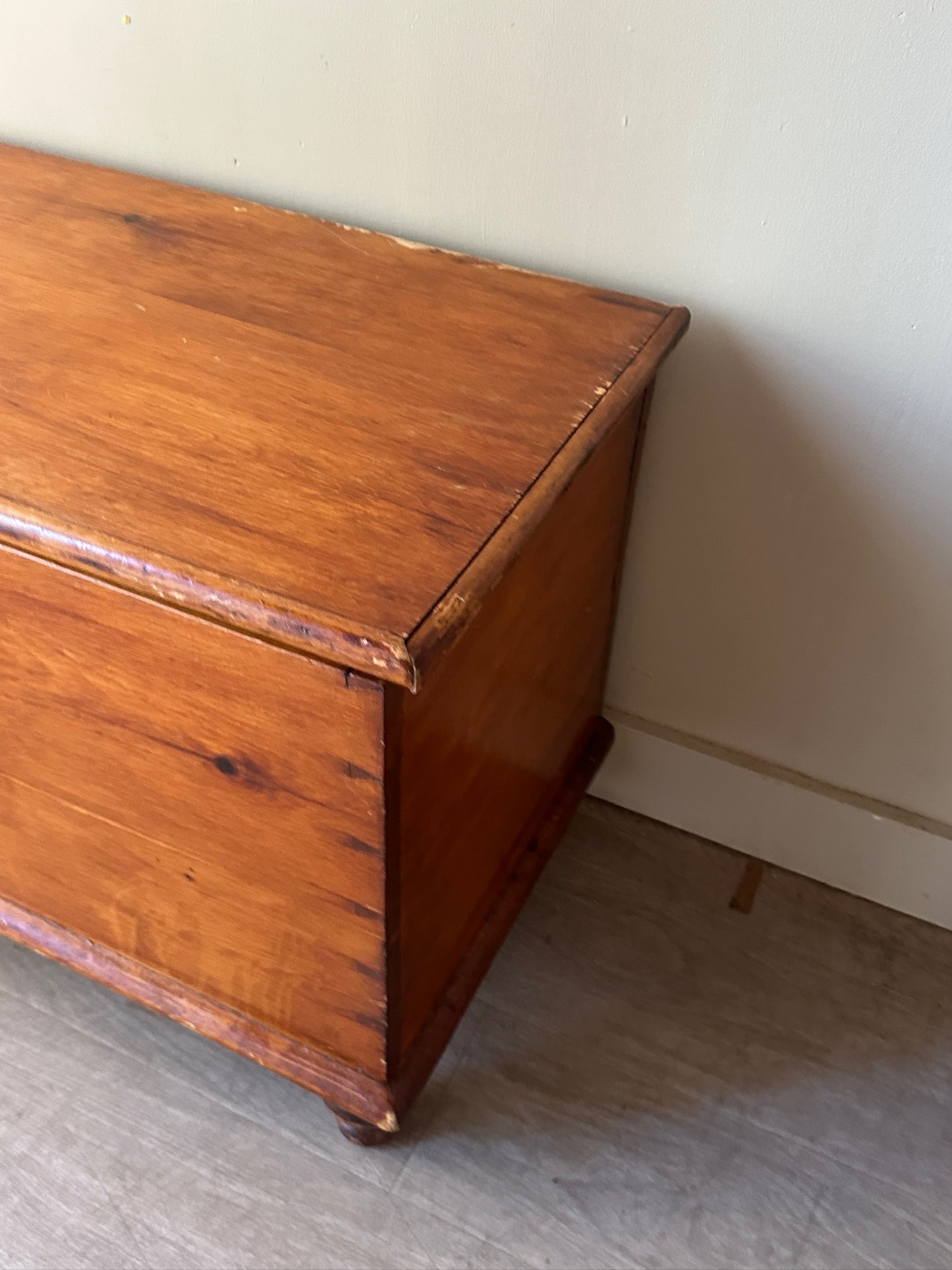 Cedar lined pine chest
