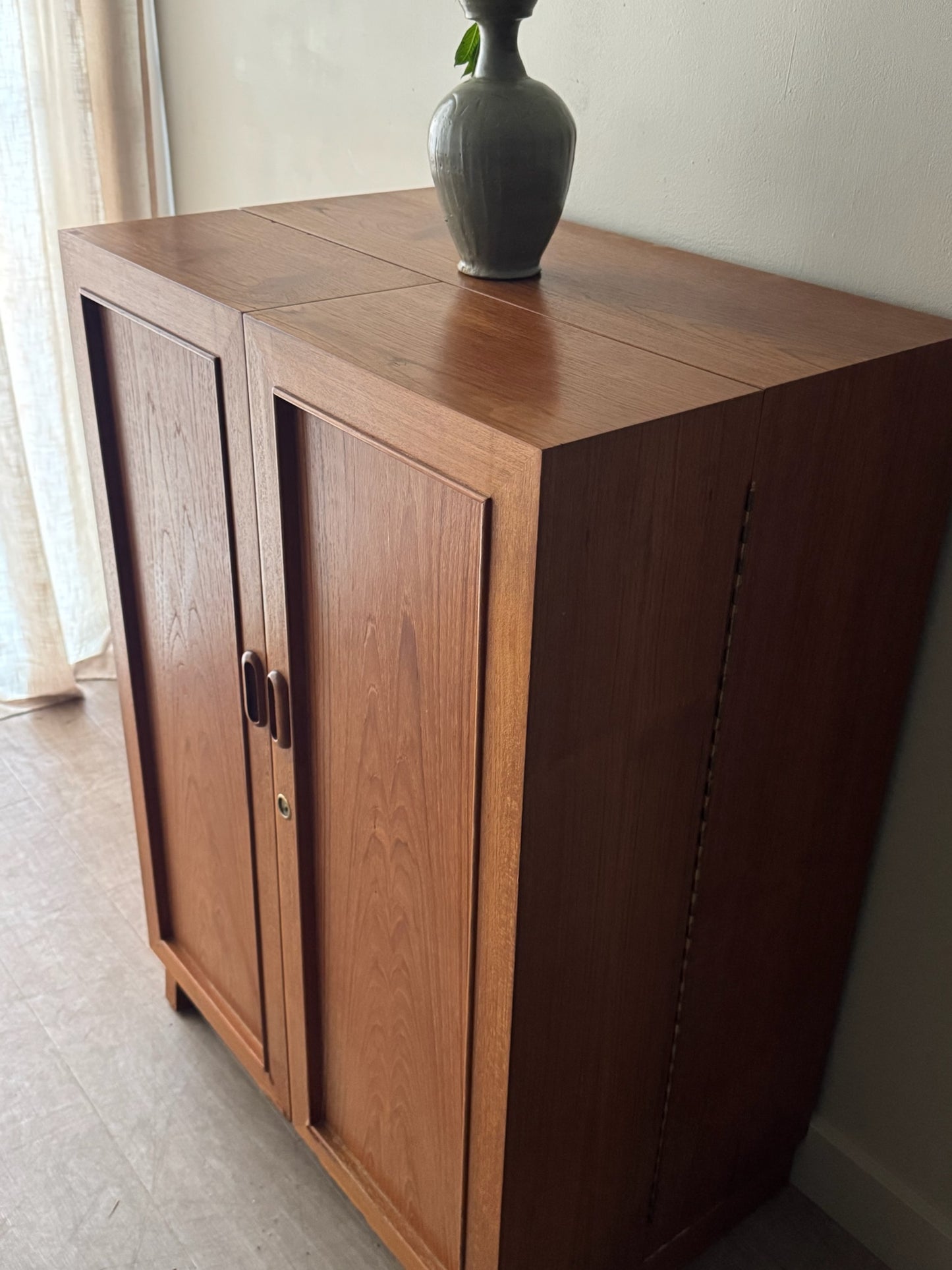 Danish teak cabinet desk