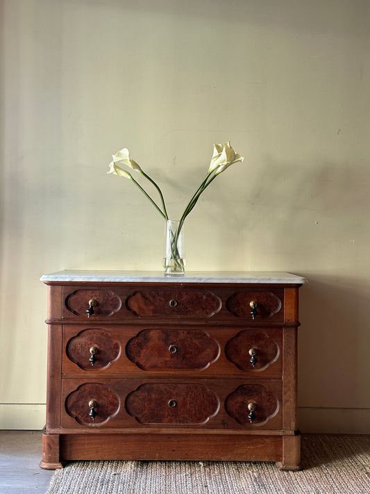 Marble top dresser