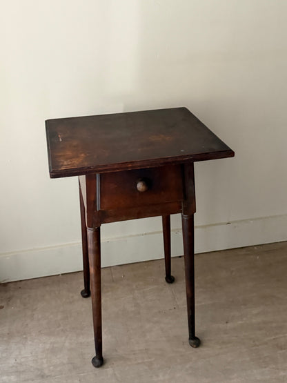 Walnut side table