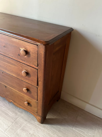 Dark pine dresser