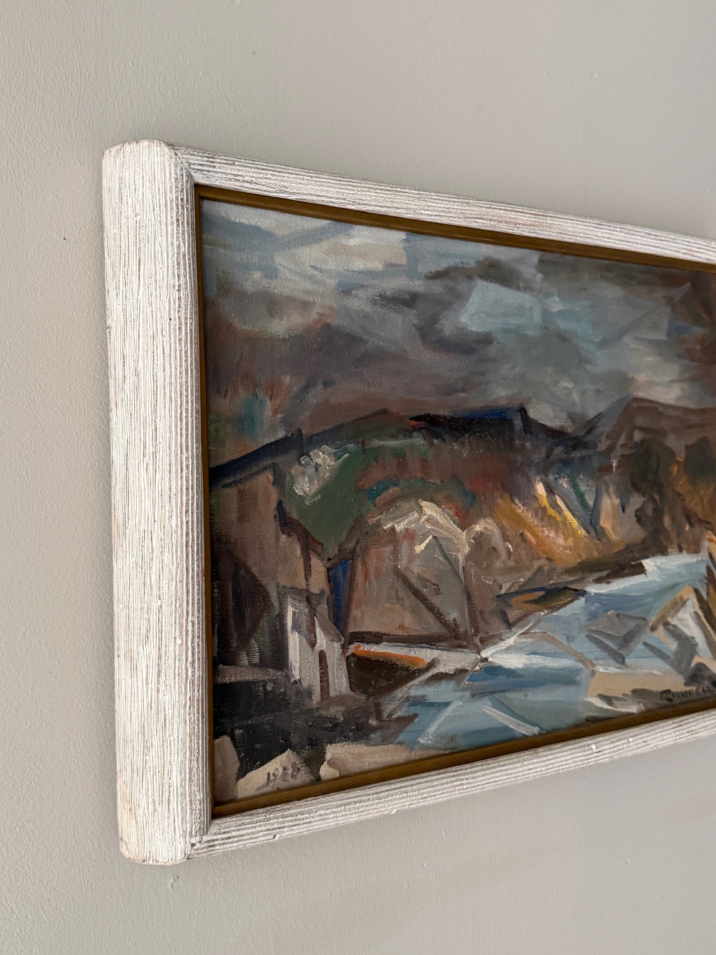 Modernist landscape. Signed “Richter.”