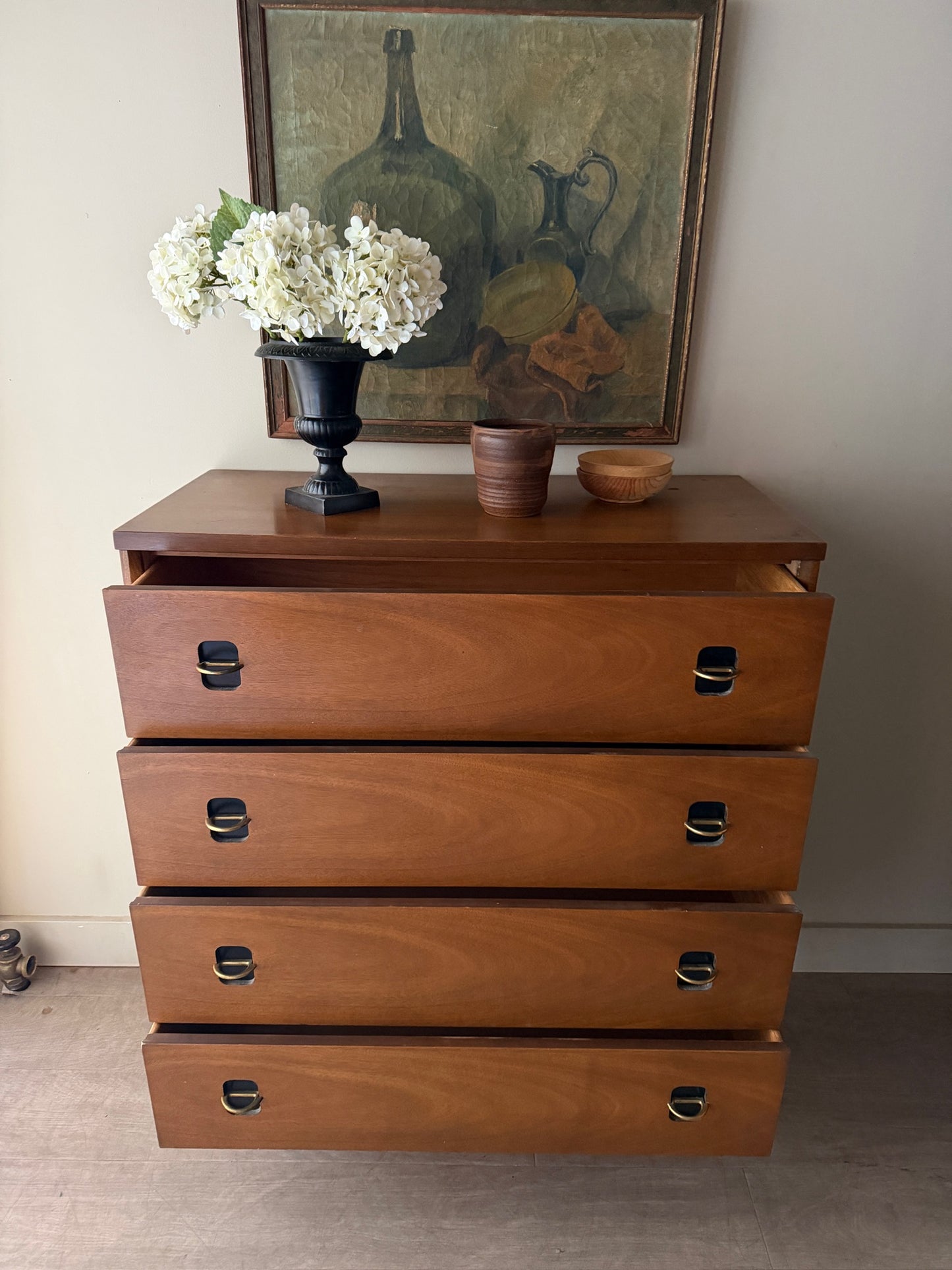 Bassett walnut dresser