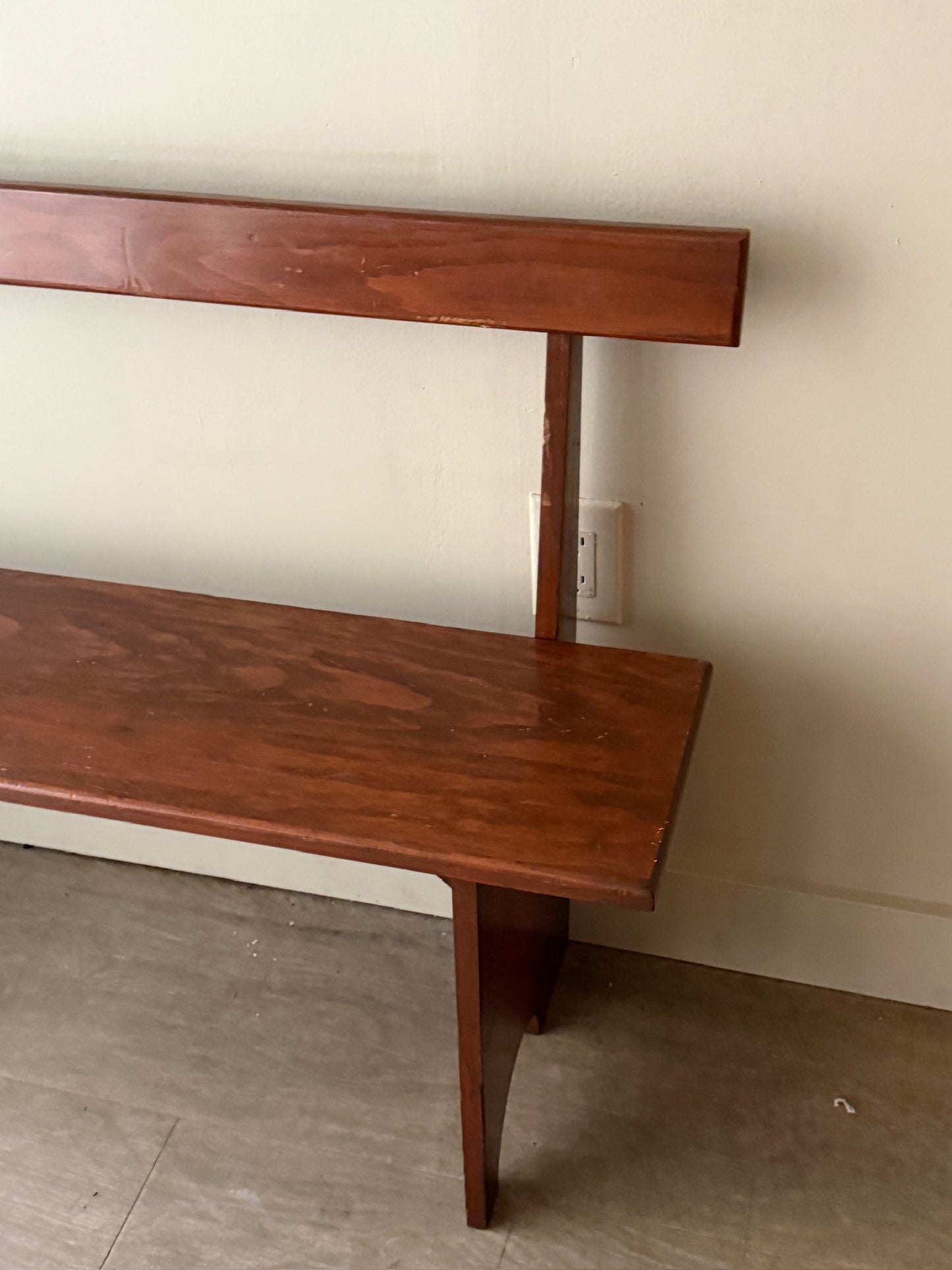 Pine bench