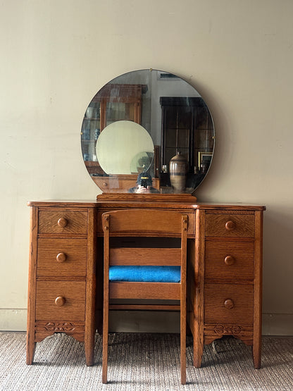 Oak vanity