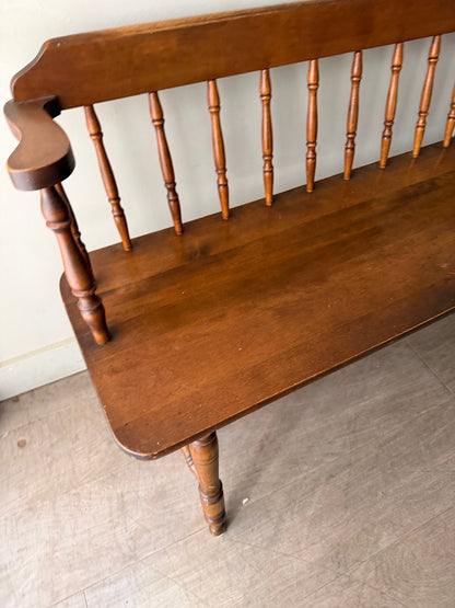 Farmhouse maple bench