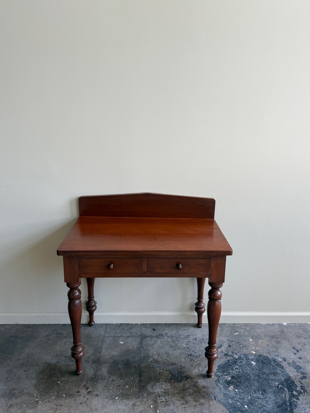 Mid-Atlantic Sheraton cherry console table