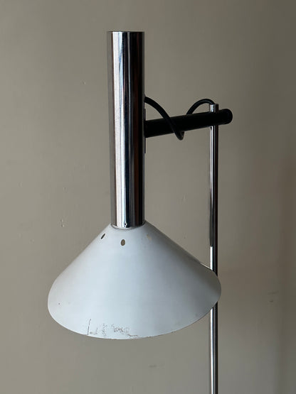 Chrome table lamp