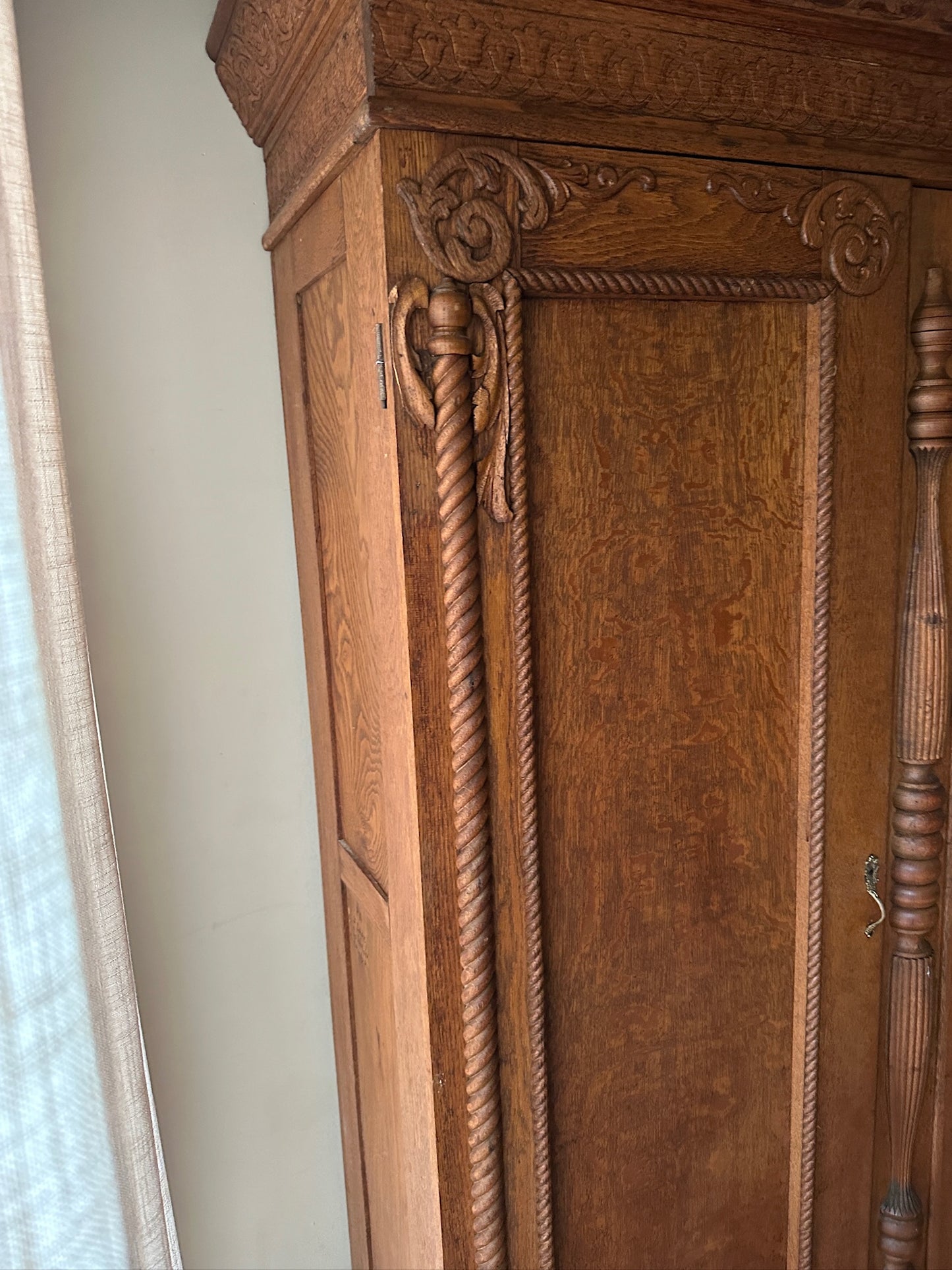 Oak armoire